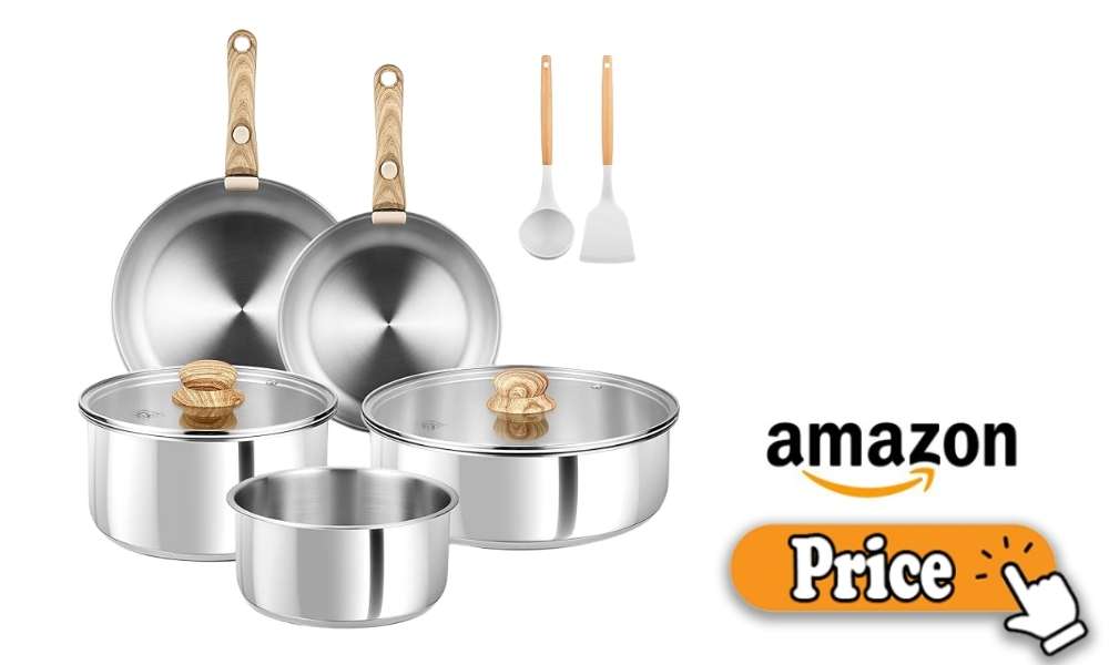 18-10 Stainless Steel cookware