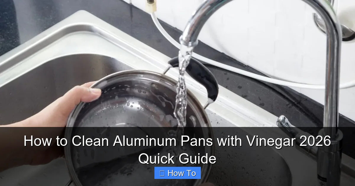 How to Clean Aluminum Pans with Vinegar 2026 Quick Guide