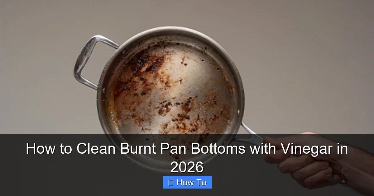 How to Clean Burnt Pan Bottoms with Vinegar in 2026
