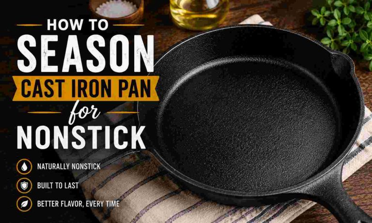 How to Season Cast Iron Pan for Nonstick