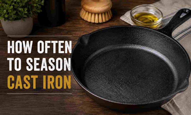 how often to season cast iron