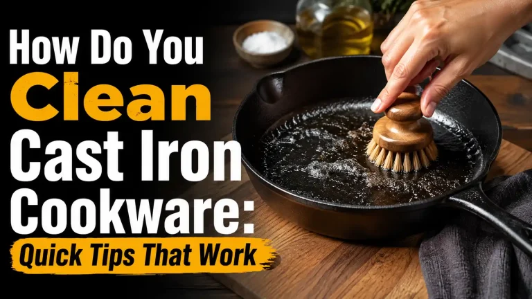 How Do You Clean Cast Iron Cookware