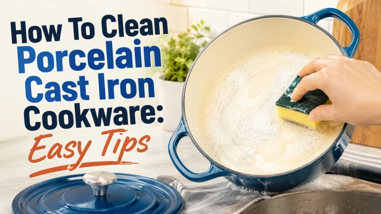How To Clean Porcelain Cast Iron Cookware