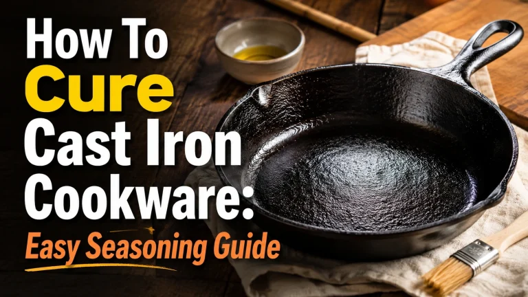 How To Cure Cast Iron Cookware
