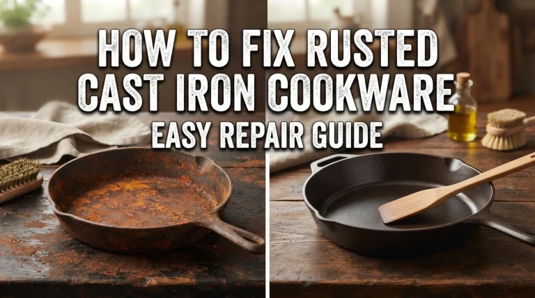 How To Fix Rusted Cast Iron Cookware