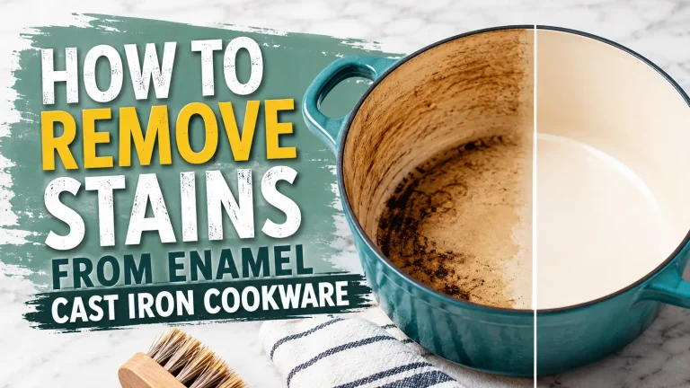 How To Remove Stains From Enamel Cast Iron Cookware