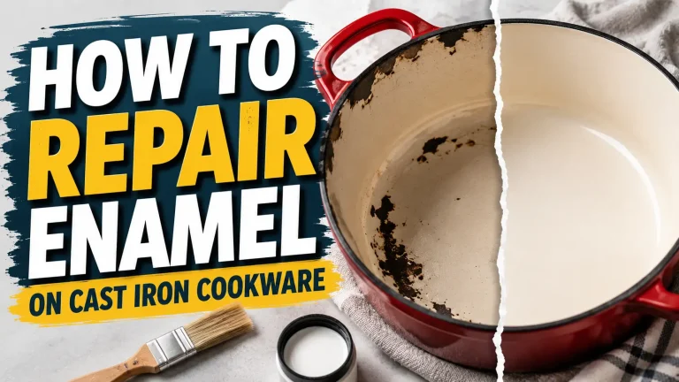 How To Repair Enamel On Cast Iron Cookware