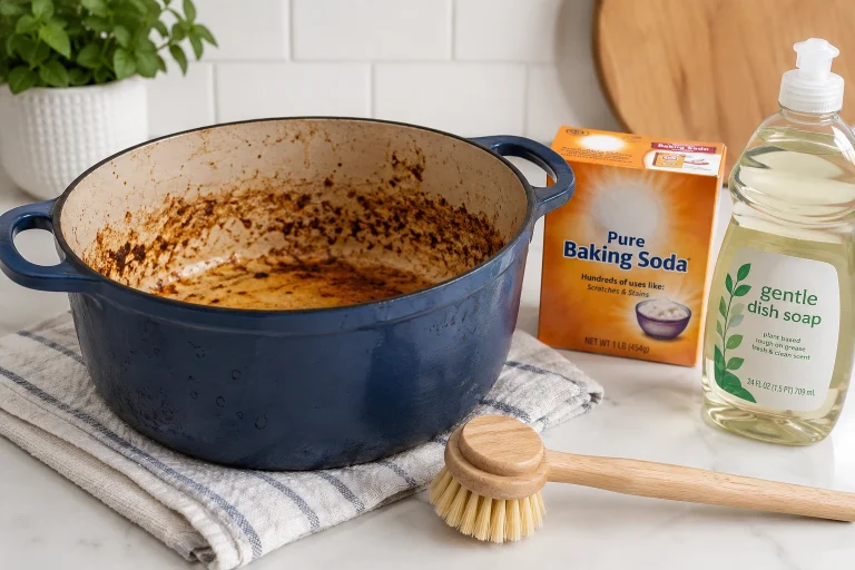 How to Clean Enameled Cast Iron Cookware