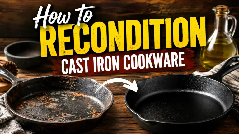 How to Recondition Cast Iron Cookware