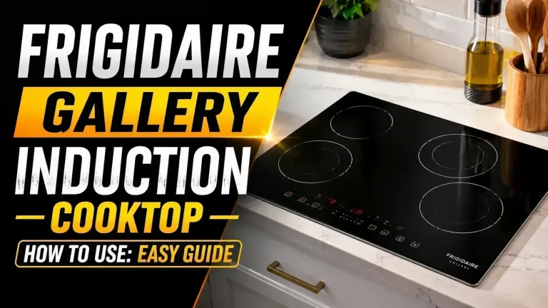 Frigidaire Gallery Induction Cooktop How To Use