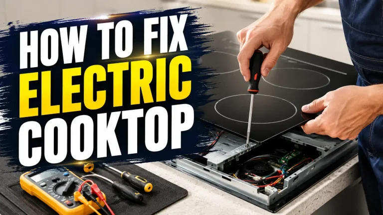 How To Fix Electric Cooktop