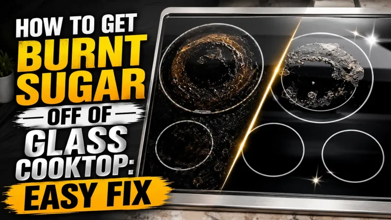 How To Get Burnt Sugar Off Of Glass Cooktop