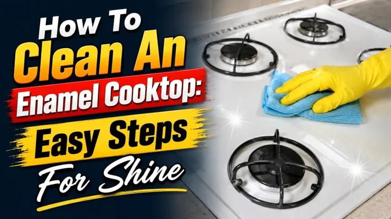 How To Clean An Enamel Cooktop