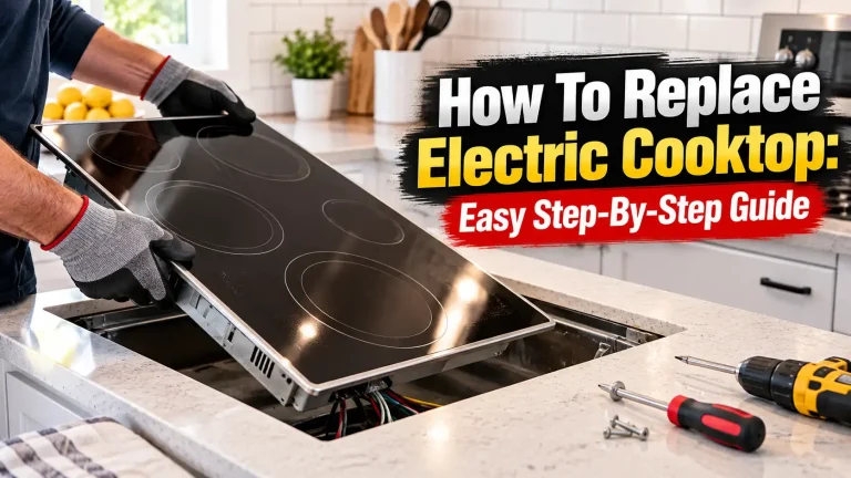 How To Replace Electric Cooktop