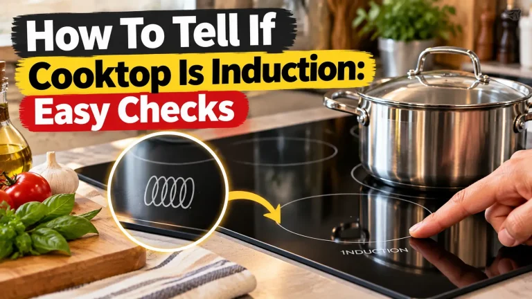 How To Tell If Cooktop Is Induction