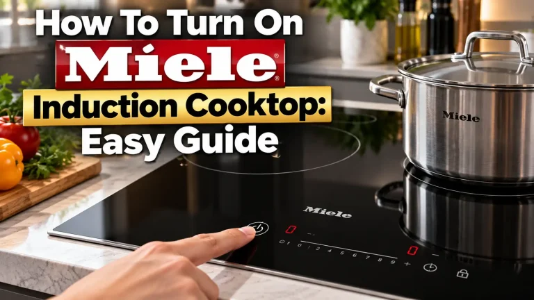 How To Turn On Miele Induction Cooktop